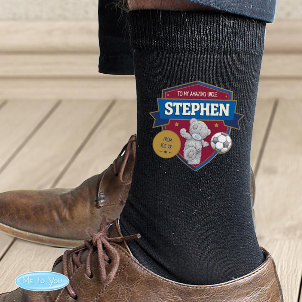 Personalised Me to You Bear Football Mens Socks Extra Image 2